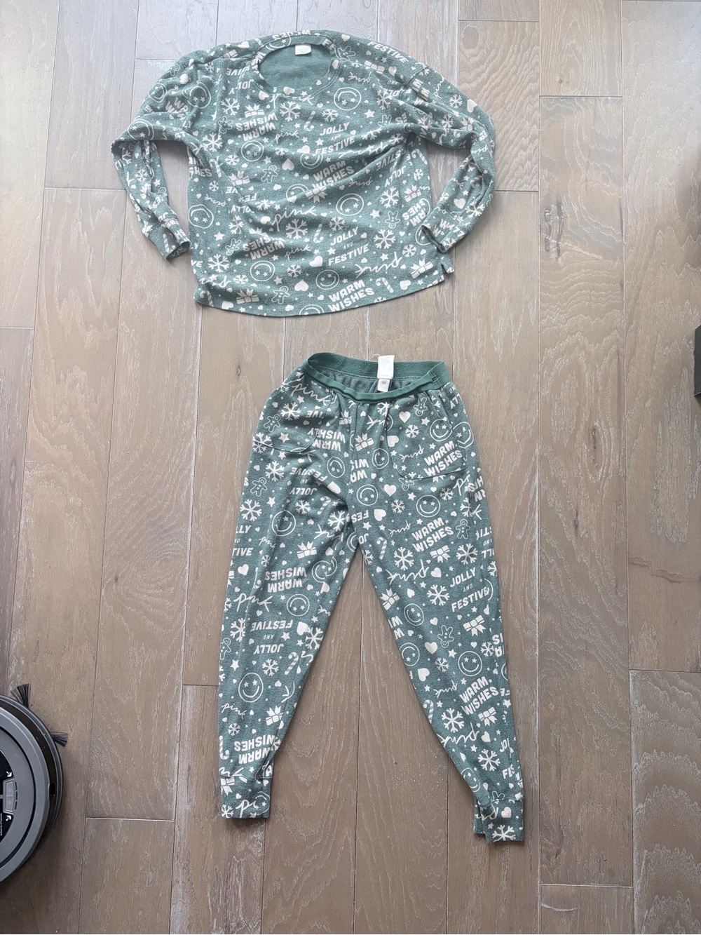 PINK Victoria's Secret Dark Green Sleepwear Bottoms